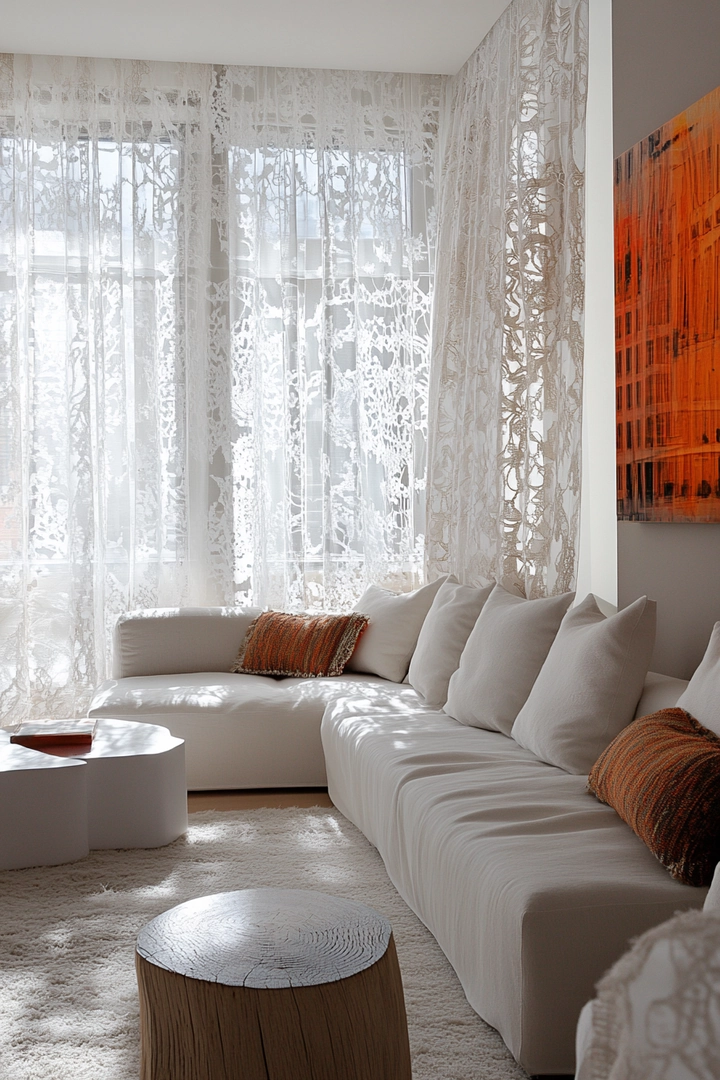 unique curtain ideas living room 9