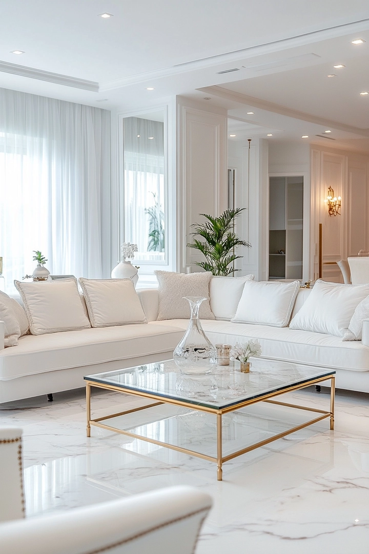 white living room ideas 22