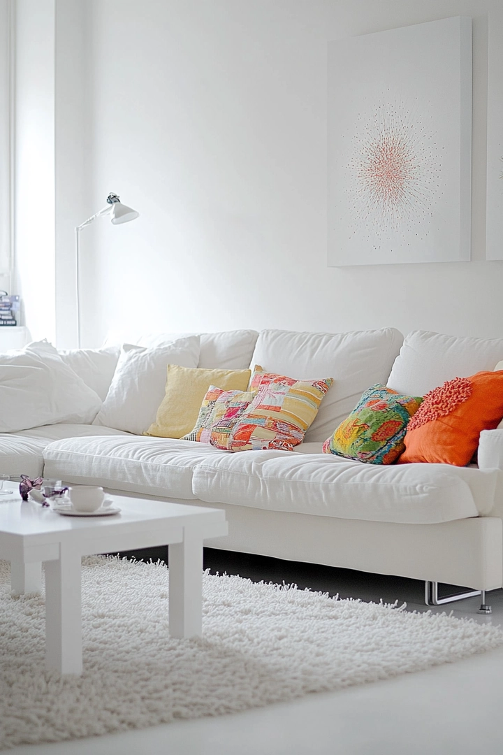 white living room ideas 38