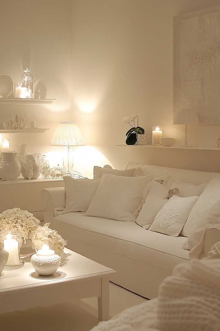 white living room ideas 70