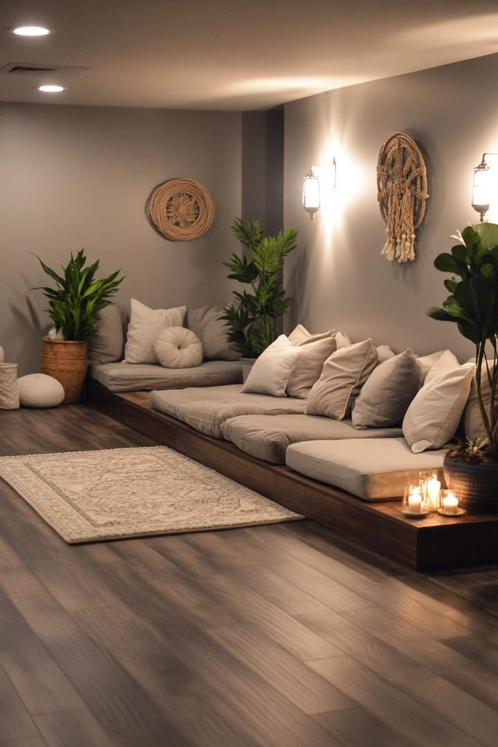 zen basement ideas 39