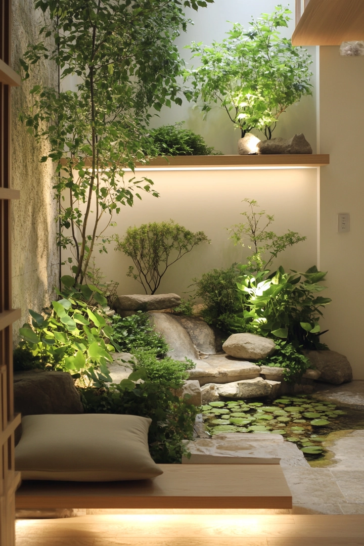 zen basement ideas 46